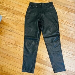 Genuine Harley Davidson leather pants. Women’s size 12